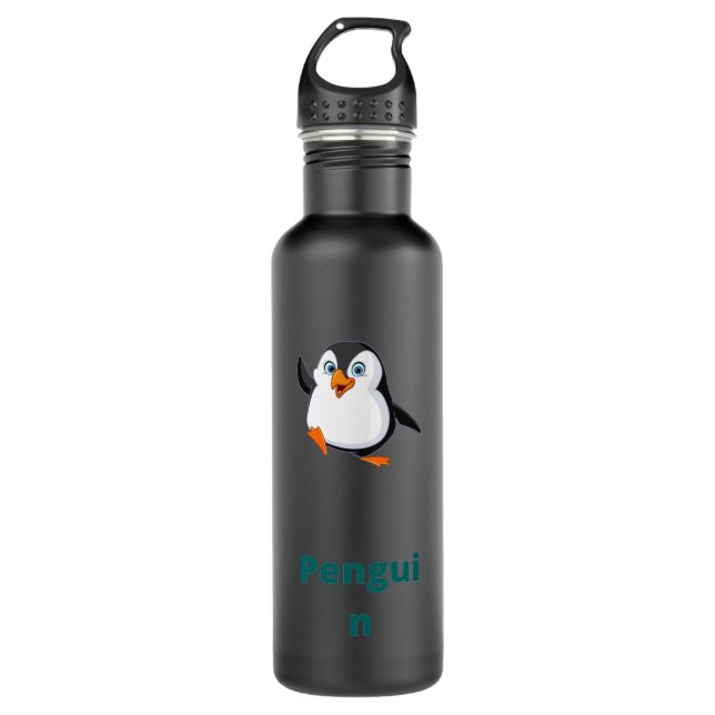 Penguin Lover - Penguin Edelstahlflasche (Vorderseite)