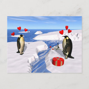 Penguin Lovers Postkarte