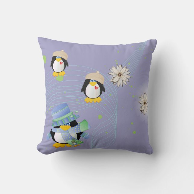 Penguin MoJo Pillows Kissen (Vorderseite)