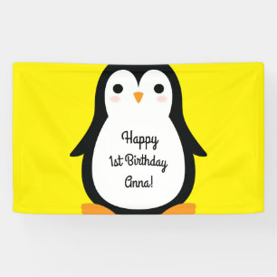 Penguin niedlicher Winte 1. Banner