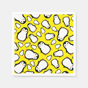 Penguin-niedlicher Winter-1. Serviette