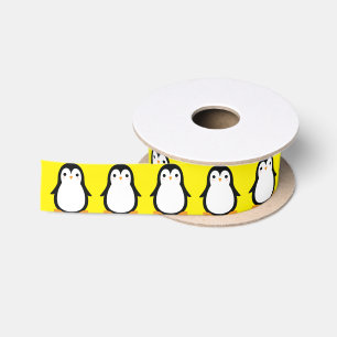 Penguin-niedliches Winter-Tier-Band Satinband