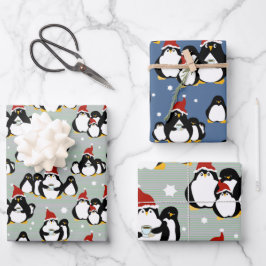 Penguin Nightcap Geschenkpapier Set
