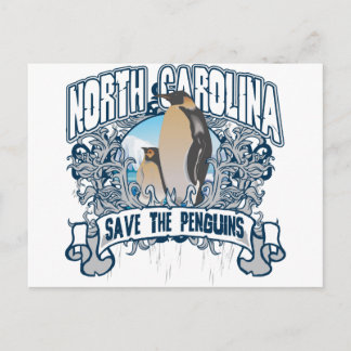 Penguin North Carolina Postkarte