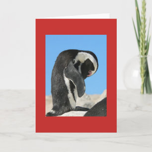 PENGUIN-NOTIZKARTE (WEIHNACHTEN)
