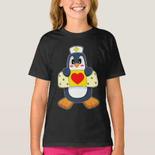 Penguin Nurse Plaster T-Shirt