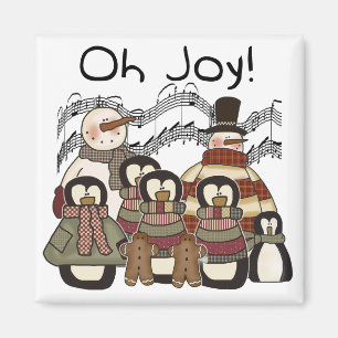 Penguin Oh Joy Weihnachtsgeschenke und Geschenke Magnet