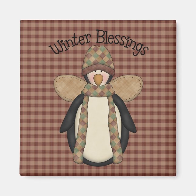 Penguin Pals Christmas Magnet (Vorne)