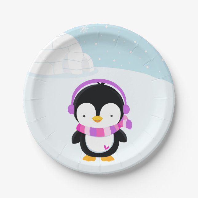 Penguin Pappteller (Vorderseite)