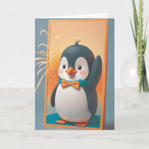 Penguin Party Attire Karte