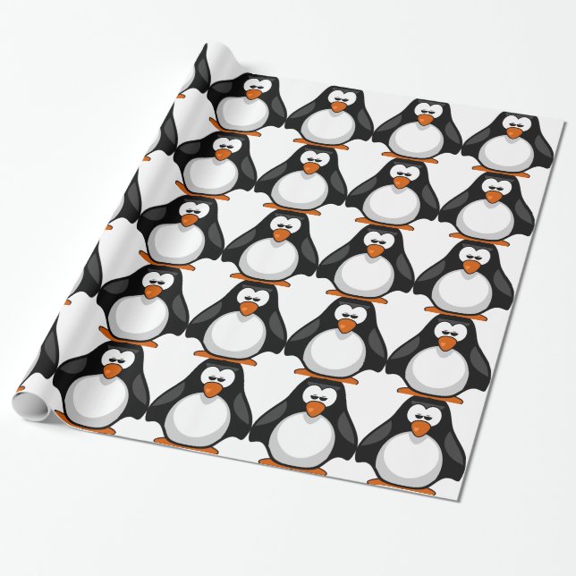 penguin - Pinguin Geschenkpapier (Ungerollt)