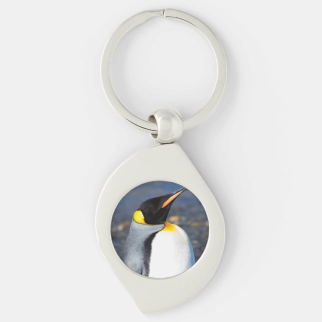 Penguin Portrait Schlüsselanhänger (Vorderseite)