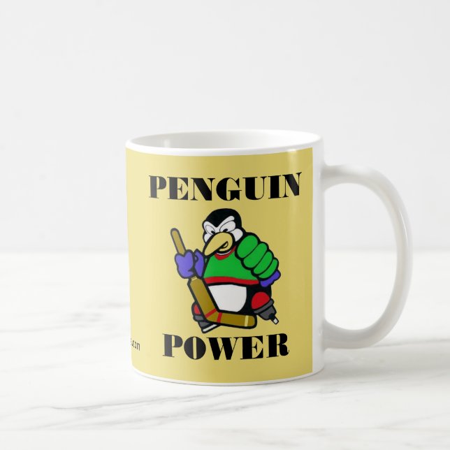 Penguin-Power Kaffeetasse (Rechts)