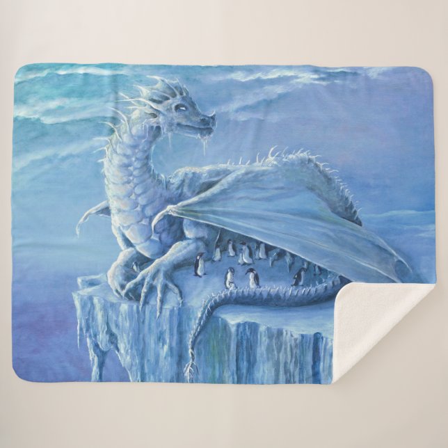 Penguin Protector Sherpa Blanket Sherpadecke (Vorderseite (Horizontal))