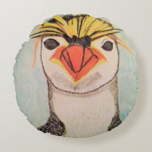 Penguin Round Pillow Rundes Kissen