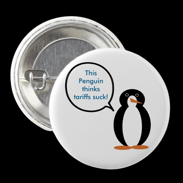 Penguin sagt Tarife Sind zum Kotzen Button (Von Creator hochgeladen)