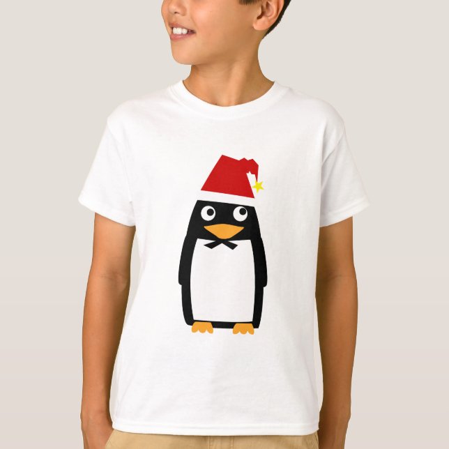 Penguin_santaHat T-Shirt (Vorderseite)