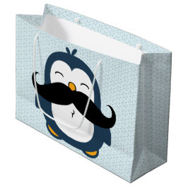 Penguin-Schnurrbart-Trend Große Geschenktüte