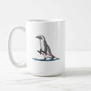 Penguin Skier Ski Kaffeetasse
