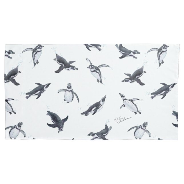 Penguin Squadron | Ocean Art Design Kissenbezug (Vorderseite)
