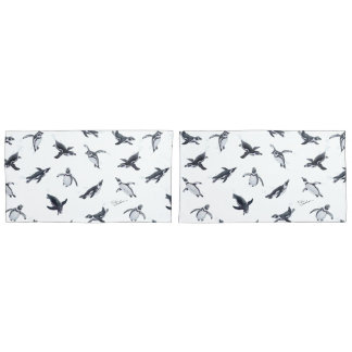 Penguin Squadron | Ocean Art Design Kissenbezug