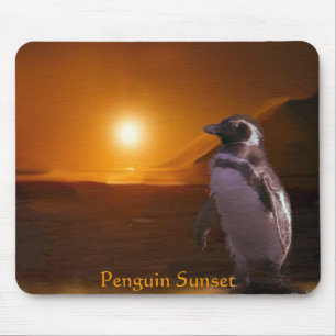 PENGUIN SUNSET Mousepad