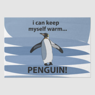 Penguin Süße Tier Funny Seidenpapier