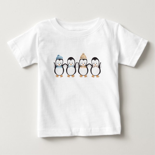 Penguin T - Shirt - GeburtstagsT - Shirt (Vorderseite)