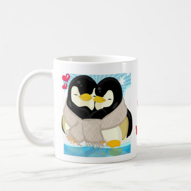Penguin-Tasse Kaffeetasse (Links)