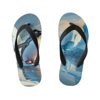 Penguin Themed Kinderbadesandalen