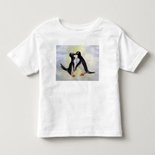 Penguin-Toddler-Fein-Jersey-T-Shirt, Weiß Kleinkind T-shirt