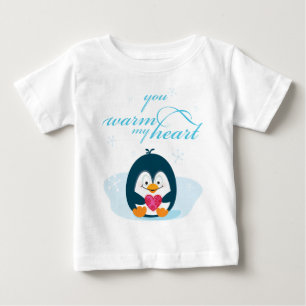 PENGUIN "warme mir das Herz" Baby T-shirt