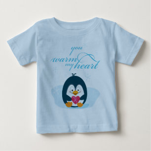 PENGUIN "warme mir das Herz" Baby T-shirt