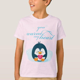 PENGUIN "warme mir das Herz" T-Shirt