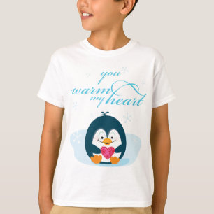 PENGUIN "warme mir das Herz" T-Shirt