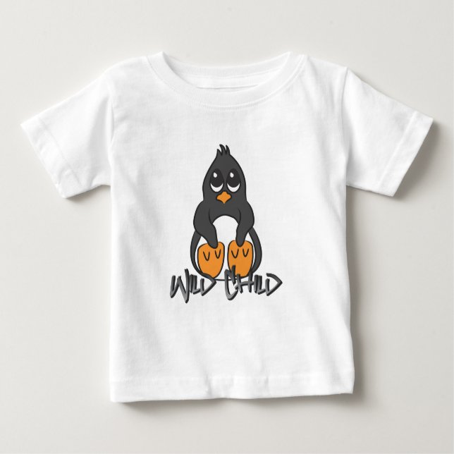 Penguin WC Baby T-shirt (Vorderseite)