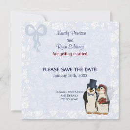Penguin Wedding - Save the Date