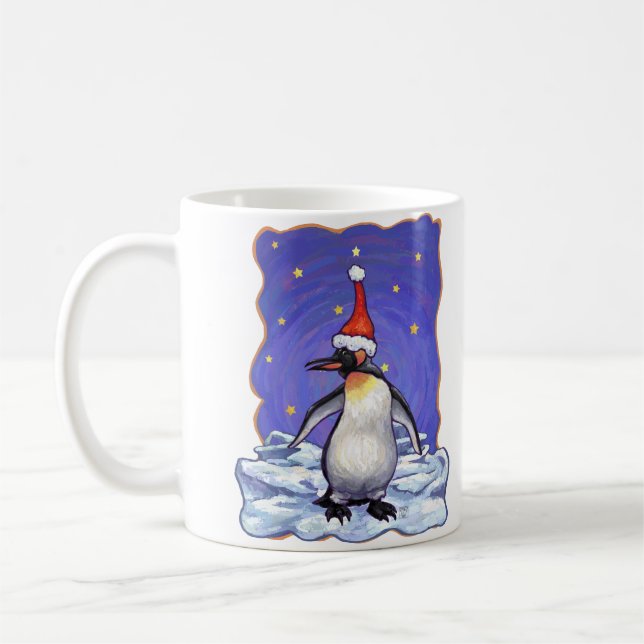 Penguin Weihnachten Kaffeetasse (Links)