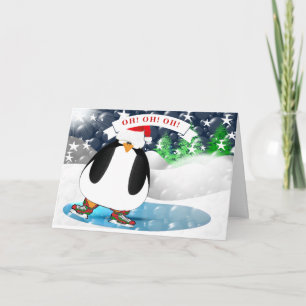 Penguin Weihnachten Oh! Oh! Oh! Frohe Weihnachten!