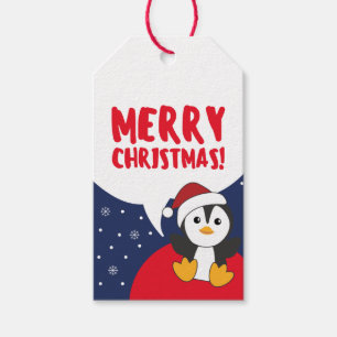 Penguin Weihnachten Schnee Winter Tiere Pinguine G Geschenkanhänger