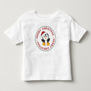 Penguin Weihnachten Schnee Winter Tiere Pinguine Kleinkind T-shirt
