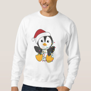 Penguin Weihnachten Schnee Winter Tiere Pinguine Sweatshirt