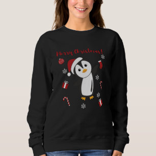 Penguin Weihnachten Schnee Winter Tiere Pinguine Sweatshirt