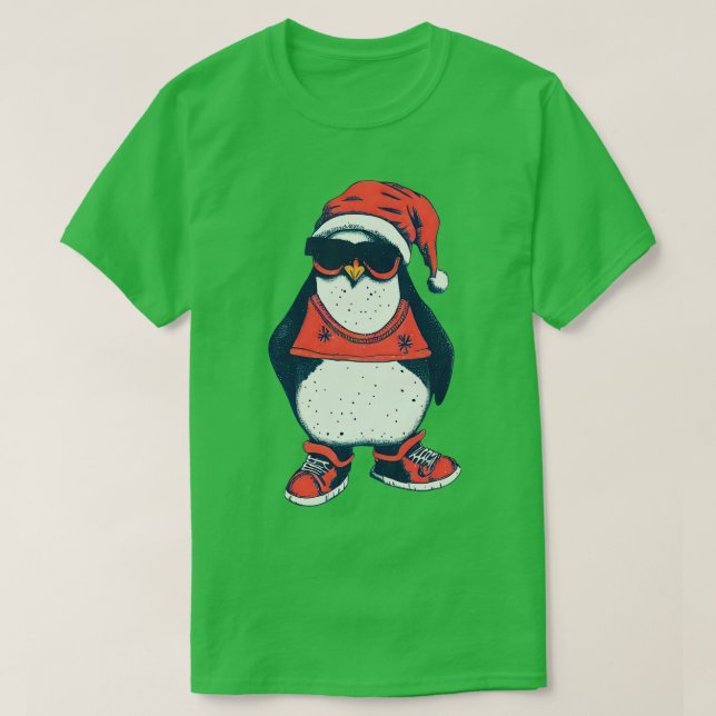 Penguin Weihnachten T-Shirt (Design vorne)