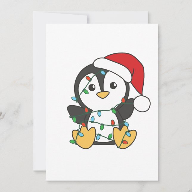 Penguin Weihnachten Winter Tiere Urlaub Penguines (Vorderseite)