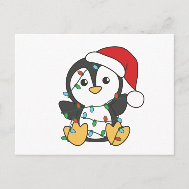 Penguin Weihnachten Winter Tiere Urlaub Penguines (Vorderseite)