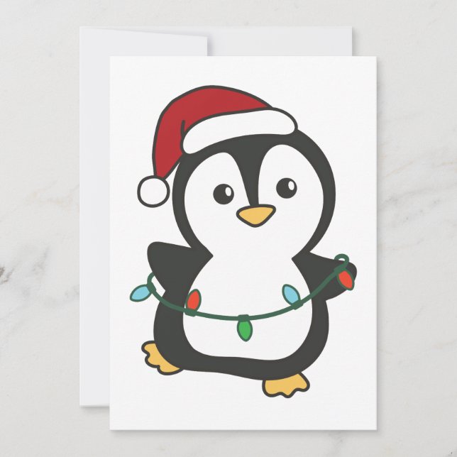 Penguin Weihnachten Winter Tiere Urlaub Penguines (Vorderseite)