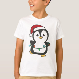 Penguin Weihnachten Winter Tiere Urlaub Penguines T-Shirt