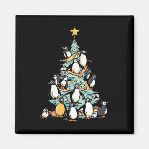 Penguin Weihnachts-Tag Ice Bird Tier Weihnachtsman Magnet