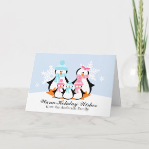 Penguin Weihnachtskarten Feiertagskarte